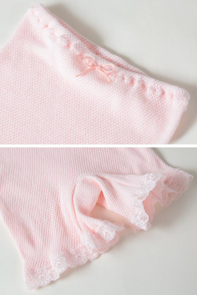 レディース コットン ショーツ 3分丈 3色組 M〜LL