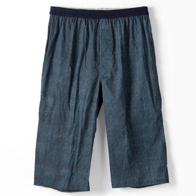 ステテコ メンズ 綿100% 大きいサイズ 3L 4L 前開き ズボン下 パジャマ ルームウェア ロングパンツ ひざ下 3L 4L 父の日 (在庫限り)