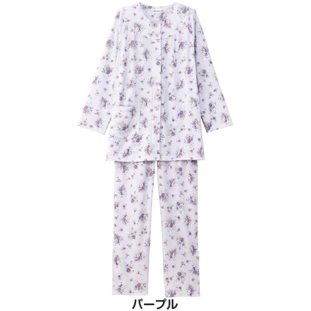 婦人 ワンタッチテープ+腰開きパジャマ 上下セット M〜LL(送料無料) (取寄せ)