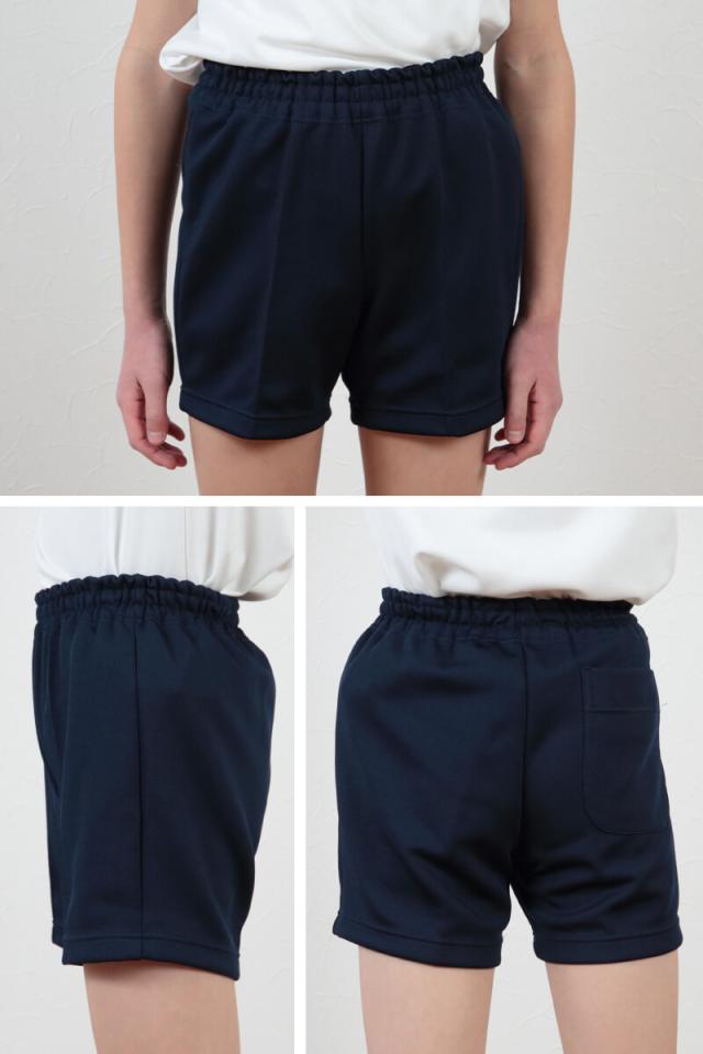 体操服 短パン 半ズボン トンボ 体操着 クォーターパンツ 小学生 小学校 110〜150cm (取寄せ)