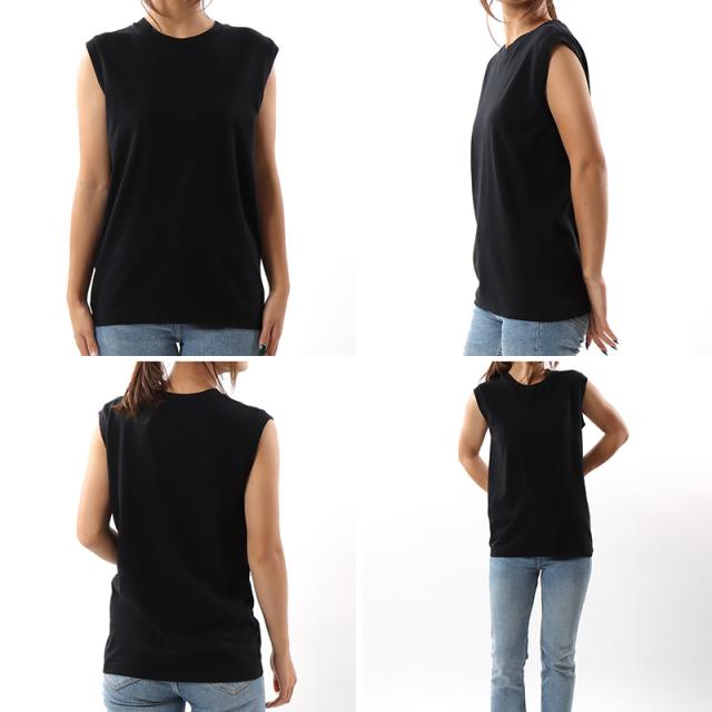 レディース スリーブレス Tシャツ 2枚組 M・L (在庫限り)