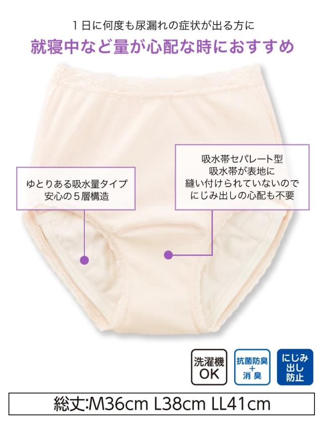 婦人 100cc対応 安心快適ショーツ M〜LL