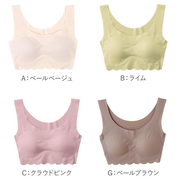 ハーフトップ シームレス 縫い目なし ノンワイヤー レディース グンゼ Tuche M L LL