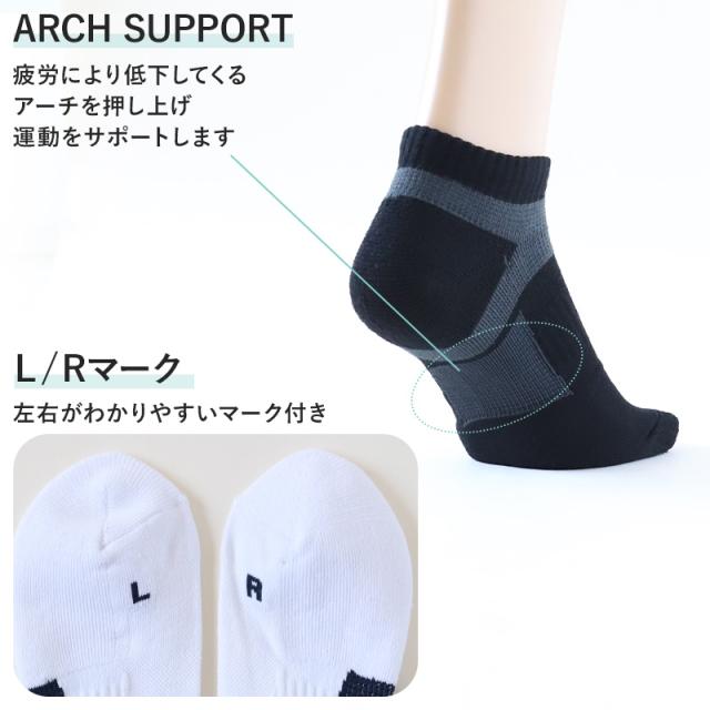 グンゼ メンズ 靴下 スポーツ くるぶし スニーカーソックス 25-27cm