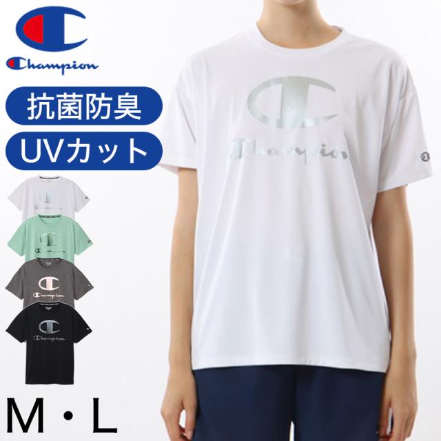Champion Tシャツ レディース 半袖 婦人 ウエア シャツ トップス M L (在庫限り)
