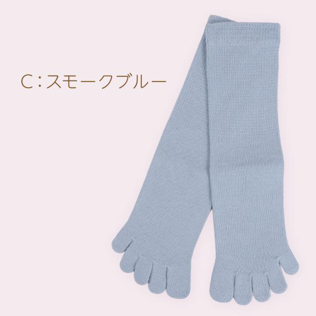 5本指靴下 子供 クルーソックス 16-18cm・19-21cm