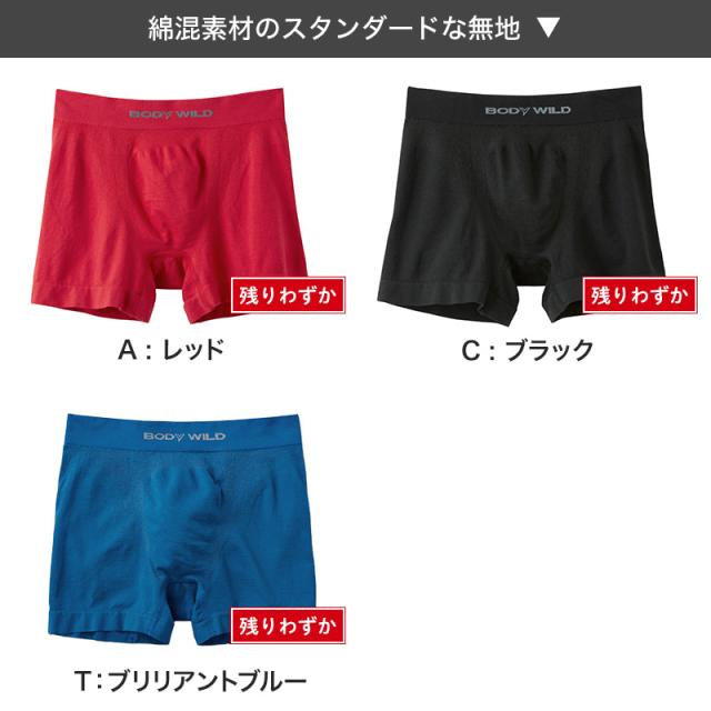 グンゼ 【2枚セット】BodyWild 立体成型ボクサーパンツ M〜LL (在庫限り)