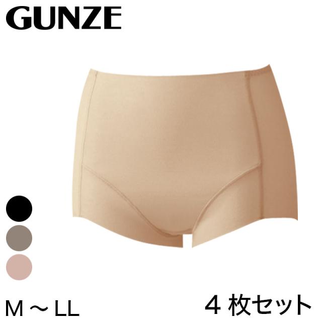 【4枚セット】グンゼ 軽パン ショートガードル 薄手 軽い M〜LL (在庫限り)