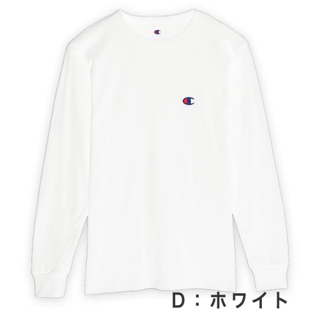 Champion 長袖 メンズ 微起毛 クルーネック ロングスリーブ シャツ ルームウェア 部屋着 M L LL