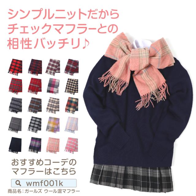 スクールセーター 女子 高校生 制服 ニット セーター 学生 Vネック S〜3L