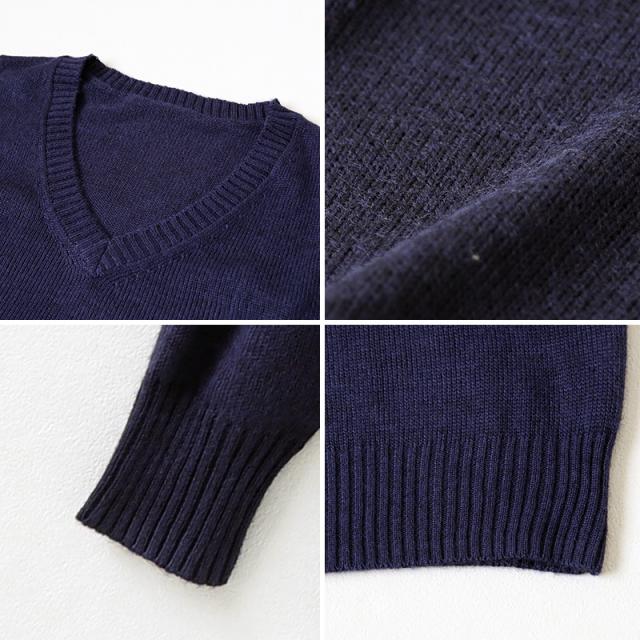 オフィス vネック ニット 洗える レディース セーター スーツ 無地 シンプル S M L LL 3L