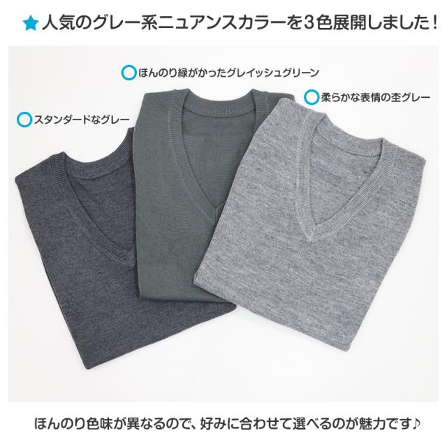 ベスト 男子 スクールベスト Vネック S〜3L