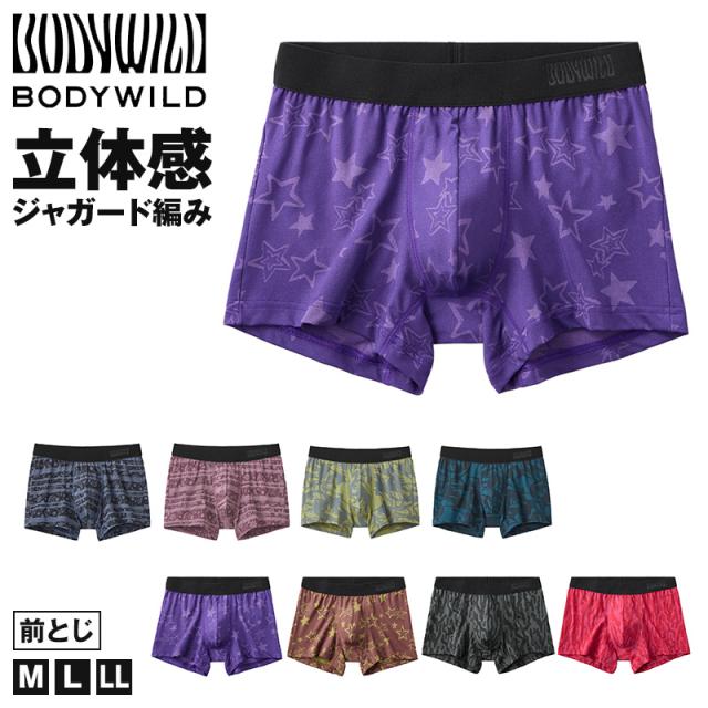 ボディワイルド メンズ ボクサーパンツ 前閉じ グンゼ M L LL