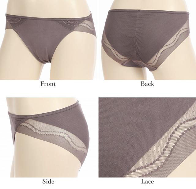 シームレスショーツ ヌードメイク レディース M〜LL