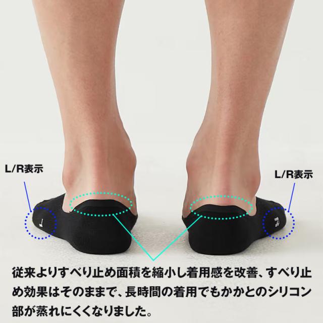 グンゼ ボディワイルド 5本指 フットカバー 深履き 25-27cm