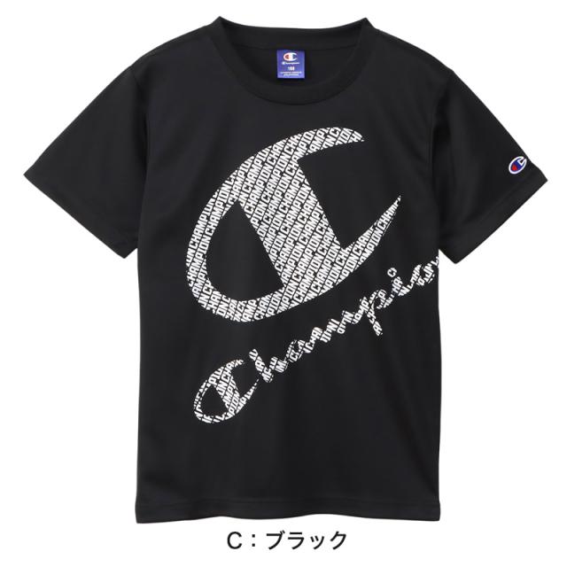 チャンピオン ボーイズ メッシュ クルーネックTシャツ 130cm〜160cm