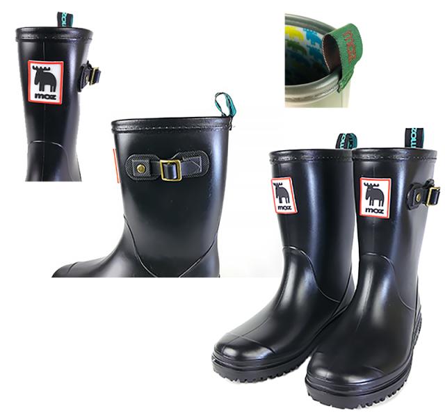 モズ ジュニア レインブーツ 長靴 子供 17cm〜23cm (送料無料) (取寄せ)