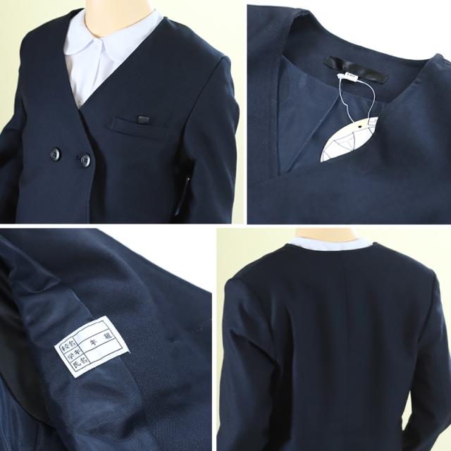 小学校 小学生 制服 上着 イートン ダブル 男子 女子 撥水 洗える 120cm〜170cm (送料無料)