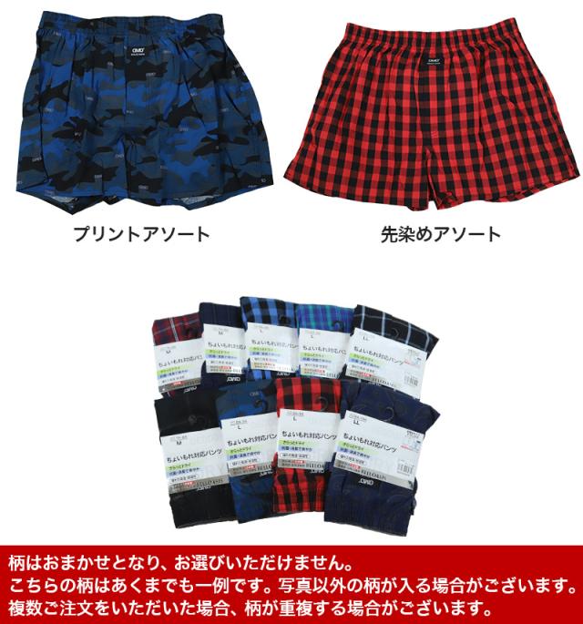 尿漏れパンツ 男性用 ちょい漏れ トランクス 尿漏れ メンズ 失禁パンツ 軽失禁 布帛 M〜LL