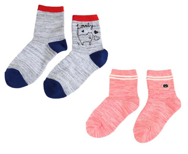 【 お得 】 キッズ ソックス 靴下 女子 女の子 ショートソックス 6足組 16-18cm〜22-24cm (在庫限り)