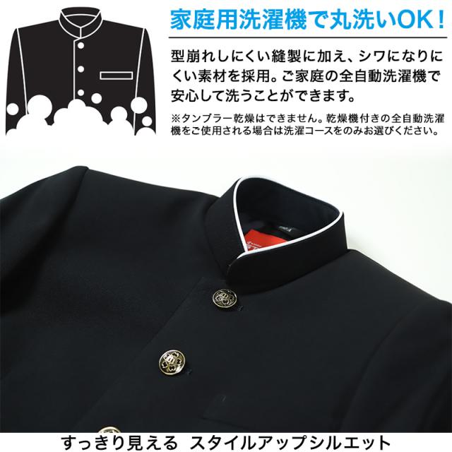 学生服 詰衿上衣 ソフトラウンドカラー ストリード 145cmA〜175cmA (送料無料) (取寄せ)