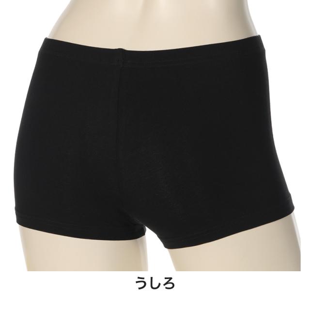 黒スパッツ スパッツ インナーパンツ ショートスパッツ 綿混 マイクロミニ丈スパッツ 高校生 中学生 S〜L