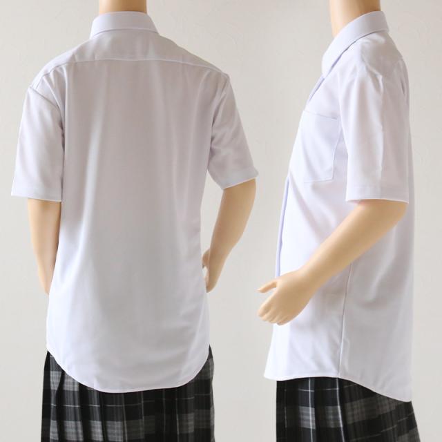 トンボ スクールシャツ 女子 半袖 ストレッチ ニット 学生服 シャツ SS〜BEL