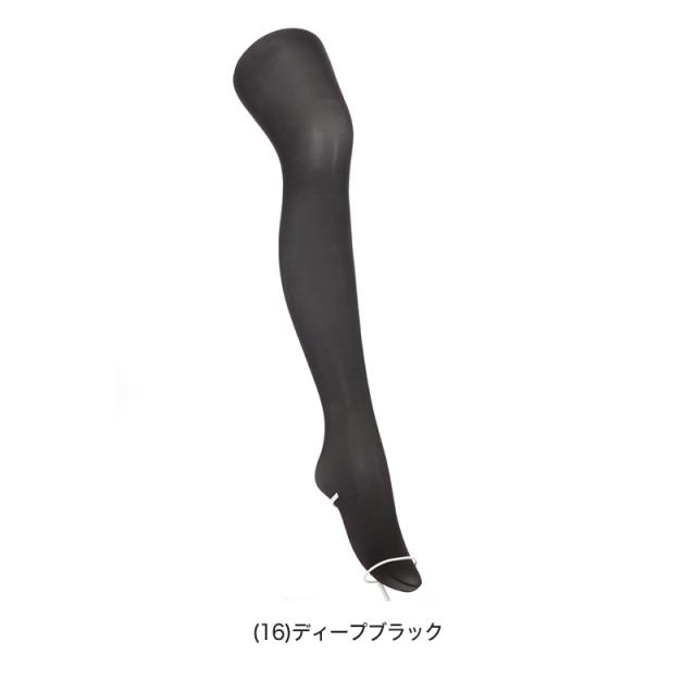 アスティーグ 黒 タイツ 40デニール レディース S-M〜L-LL