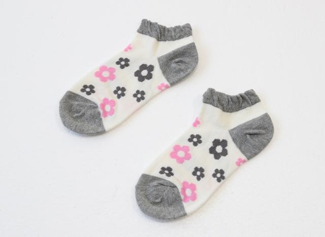 【 お得 】 キッズ スニーカーソックス 靴下 6足組 16-18cm〜22-24cm (在庫限り)