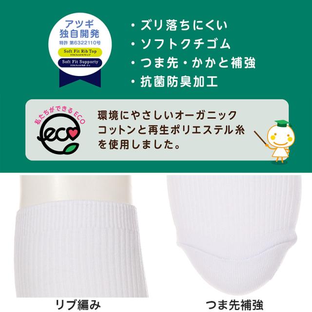 ソックス キッズ ハイソックス スクールソックス ジュニア 靴下 2足組 16-18cm〜24-26cm (在庫限り)