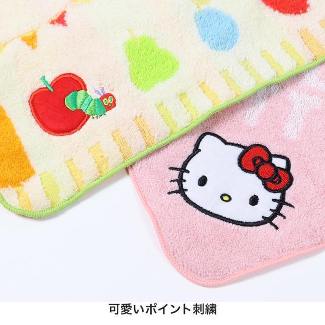 ループタオル タオル ハンドタオル タオルハンカチ 保育園 幼稚園 綿100% キッズ 約34×34cm