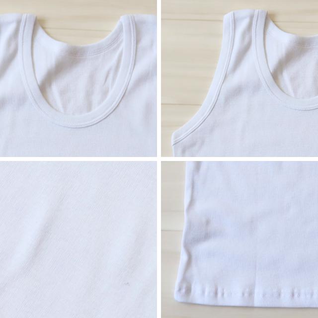 綿100％ タンクトップ 肌着 子供 男の子 ランニングシャツ 100cm〜170cm