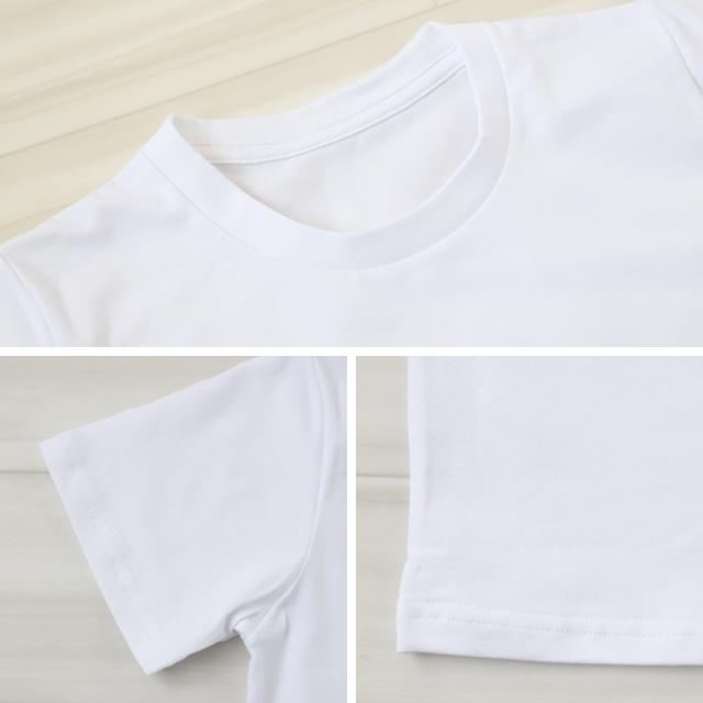 キッズ Tシャツ 半袖 綿 無地 ストレッチ 男の子 女の子 子供服 トップス 100cm〜160cm