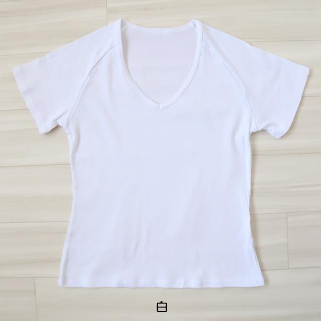 セーラー服 インナー 綿100% 半袖 tシャツ vネック 女子 S〜BL
