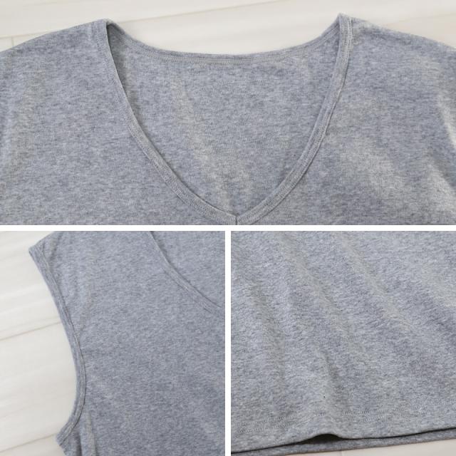 インナー メンズ ノースリーブ 綿100% vネック tシャツ 大きいサイズ 3L〜4L