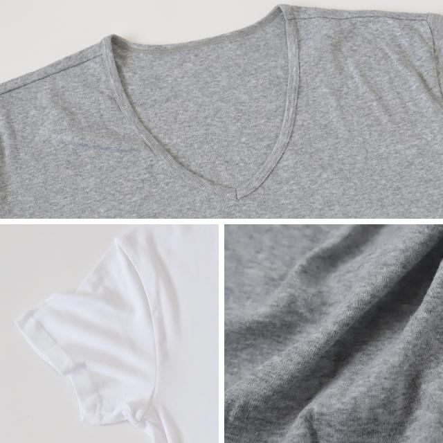 メンズ 綿100% Vネック インナー tシャツ 半袖 大きいサイズ 3L・4L