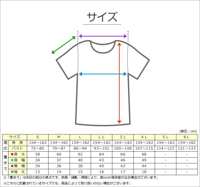 綿100% インナー レディース 半袖 2分袖 tシャツ 大きいサイズ 3L・4L