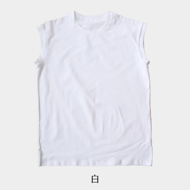 ノースリーブ メンズ インナー tシャツ 綿 スリーブレス クルーネック サーフシャツ S〜LL