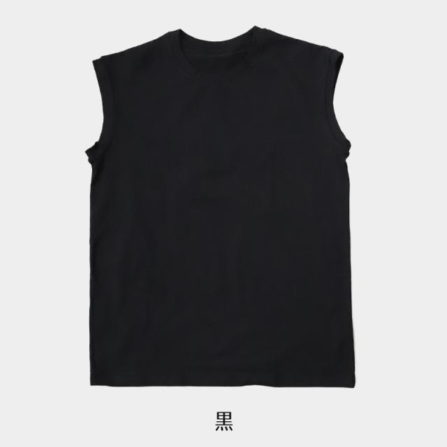 ノースリーブ メンズ インナー tシャツ 綿 スリーブレス クルーネック サーフシャツ S〜LL