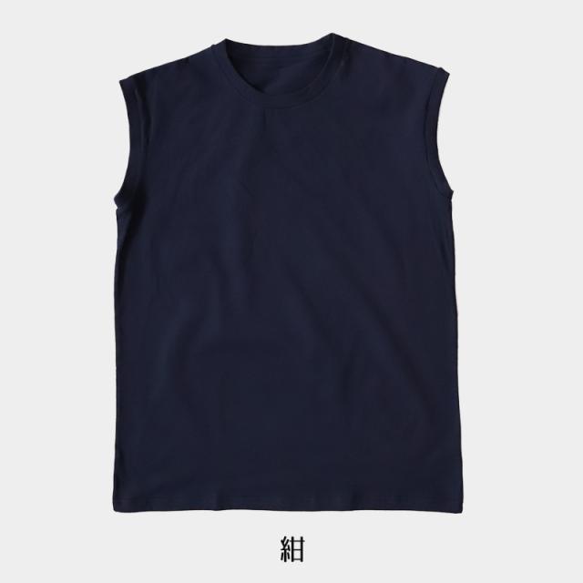 ノースリーブ メンズ インナー tシャツ 綿 スリーブレス クルーネック サーフシャツ S〜LL