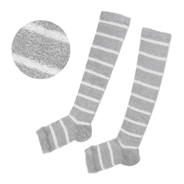 オープントウ ハイソックス 着圧ソックス 靴下 着圧 トゥレス 引き締め ケア フリーサイズ