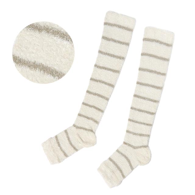 オープントウ ハイソックス 着圧ソックス 靴下 着圧 トゥレス 引き締め ケア フリーサイズ