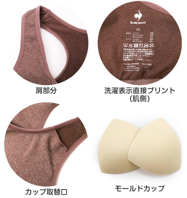 レディース スポーツブラ スポブラ ハーフトップ ノンワイヤーブラ ブラジャー M L LL