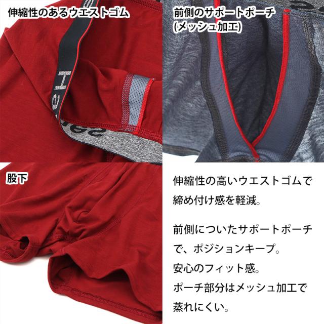 ボクサーブリーフ メンズ ボクサーパンツ 無地 股間ポケット 男性下着 ヘインズ 抗菌防臭 吸汗速乾 伸びる M-LL