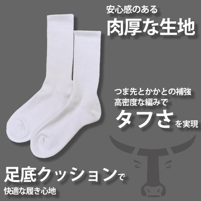 ヘインズ ビーフィー 靴下 メンズ 丈夫 フルレングス ソックス 2足組 25-27cm