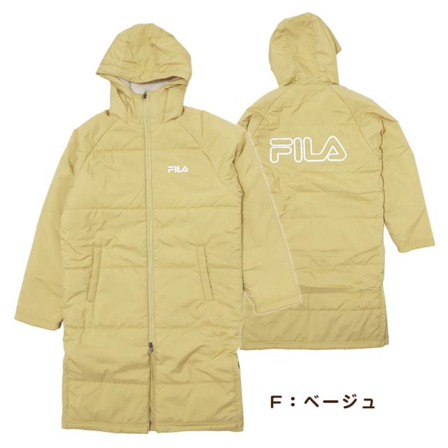 FILA ベンチコート キッズ ジュニア 裏ボア 裏起毛 130〜160cm (送料無料) (在庫限り)