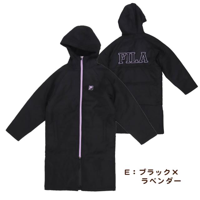 FILA ベンチコート キッズ ジュニア 裏ボア 裏起毛 130〜160cm (送料無料) (在庫限り)