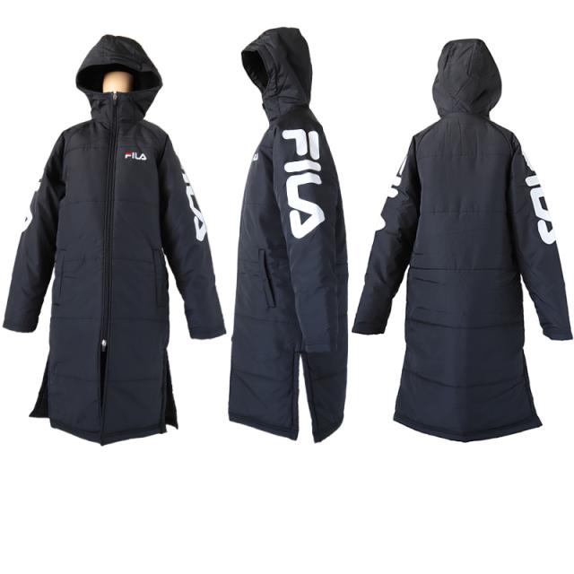 FILA ベンチコート キッズ ジュニア 裏ボア 裏起毛 130〜160cm (送料無料) (在庫限り)