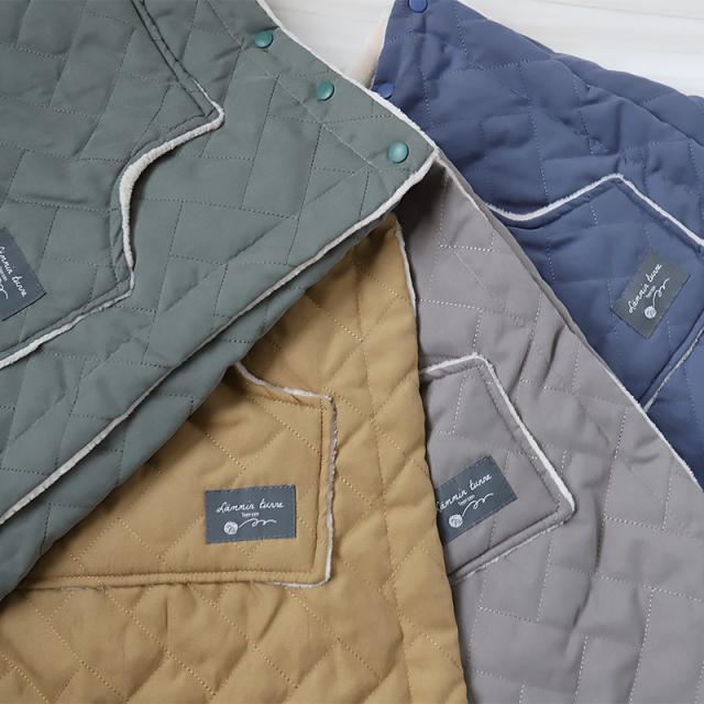 巻きスカート 裏起毛 防寒 撥水　あったか キルティング 巻スカート 冬 M-L