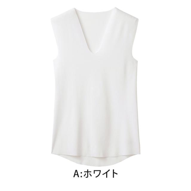 グンゼ YG ノースリーブ vネック カットオフ タンクトップ M〜LL (在庫限り)